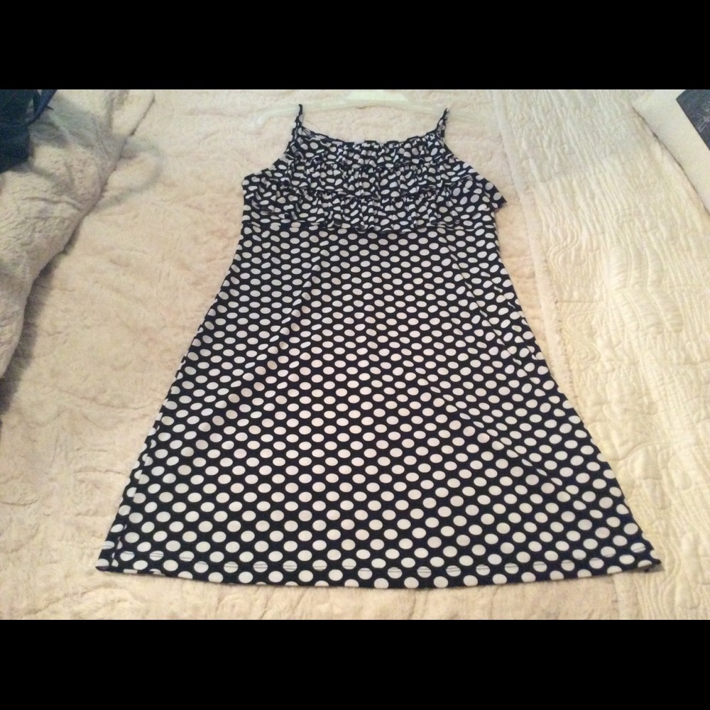 Tank dress with layered top